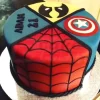 Cool Avengers Theme Fondant Cake