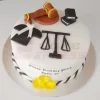 Judge Themed Fondant Cake