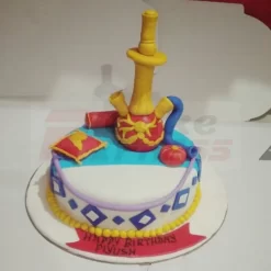 Hookah Themed Fondant Cake