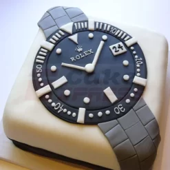 Rolex Watch Theme Fondant Cake