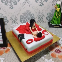 Girl on Top Theme Naughty Cake