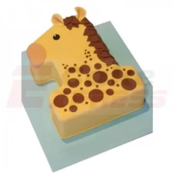 Giraffe Delight Fondant Cake