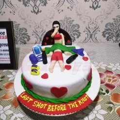 Naughty Bachelorette Fondant Cake