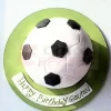 Soccer Ball Fondant Cake