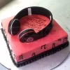 Headphone Music Theme Cake