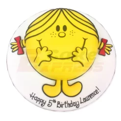 Little Miss Sunshine Fondant Cake