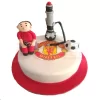 Manchester United Fan Theme Fondant Cake