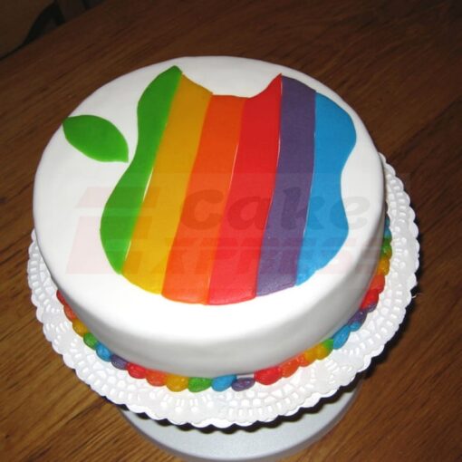 Apple Themed Customized Cake