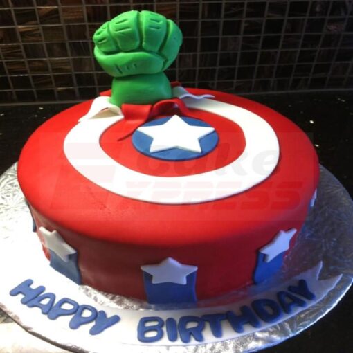Avengers Customized Fondant Cake