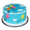 Balloons Theme Fondant Cake