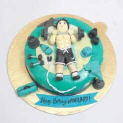 Bodybuilding Theme Cake