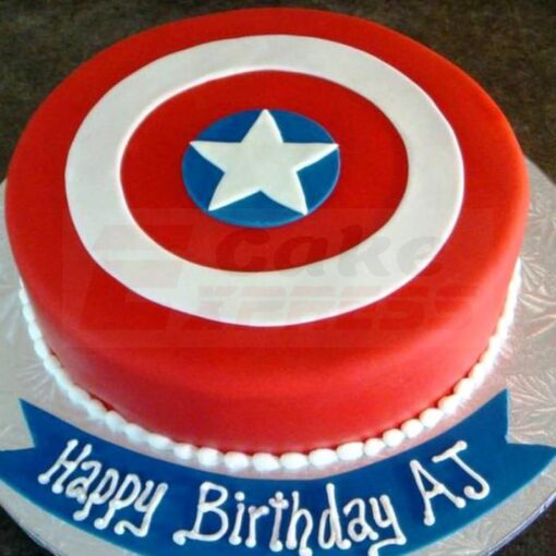 Captain America Shield Designer Cake