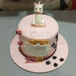 Cat Theme Fondant Cake