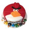 Cute Angry Bird Fondant Cake