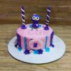 Cute Owl Designer Fondant Cake