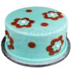 Daisies With Dots Fondant Cake