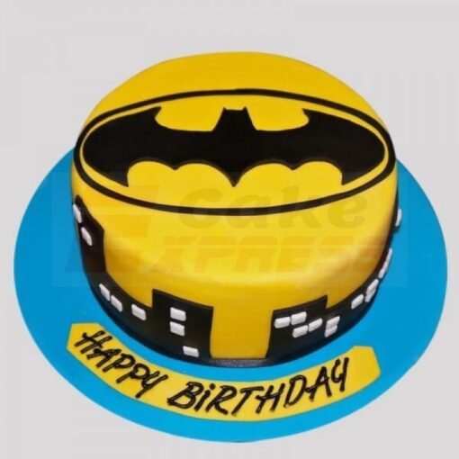 Electrifying Batman Fondant Cake