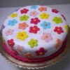 Floral Designer Fondant Cake