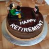 Happy Retirement Theme Cake