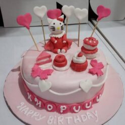 Hello Kitty Party Fondant Cake
