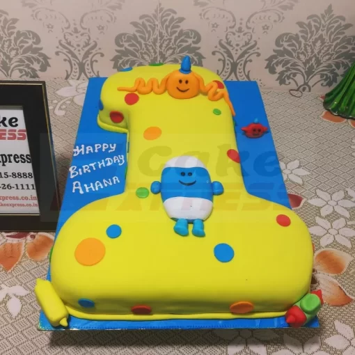 Happy Birthday Toddler Fondant Cake