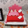 Naughty Couple Having Fun Fondant Cake