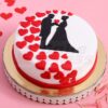 Love Couple Designer Fondant Cake