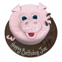 Piglet Party Fondant Cake