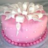 Pink Designer Fondant Cake