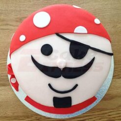 Pirate Birthday Fondant Cake