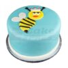 Queen Bee Theme Fondant Cake