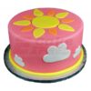 Sunshine Theme Fondant Cake