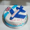 Virgin Plane Birthday Cake