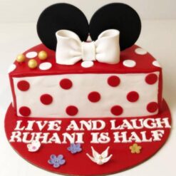 Mickey Theme Half Cake