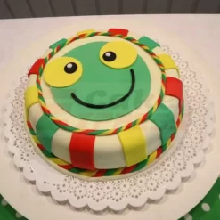Pepe Frog Fondant Cake