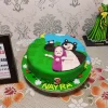 Masha and The Bear Theme Fondant Cake