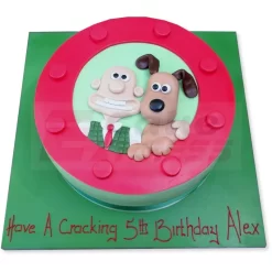 Wallace and Gromit Fondant Cake