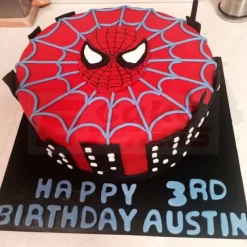 Spiderman Customized Cake