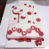 One Number Shape Fondant Cake