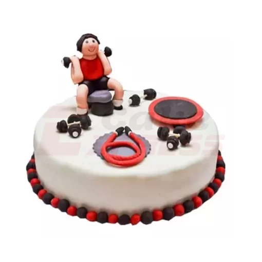 Gym Theme Designer Cake