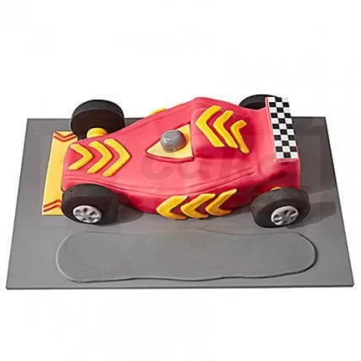 Racing Car Fondant Cake