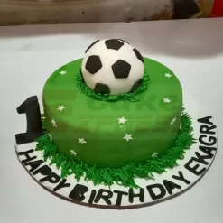 Soccer Theme Birthday Cake