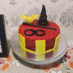 Harry Potter Theme Fondant Cake