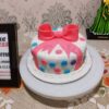 Pink Bow and Polka Dots Cake