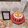 Red Fondant Manchester United Cake