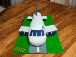 Cargo Airplane Celebration Cake