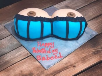 funny-bra-shaped-birthday-party-cake