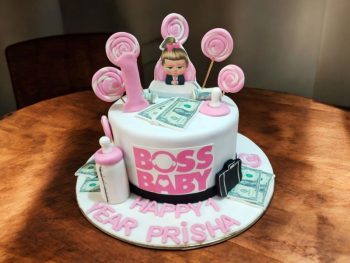 girl-boss-baby-first-birthday-cake