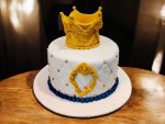 Golden Crown Elegance Cake