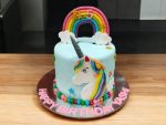 Magical Unicorn Rainbow Cake
